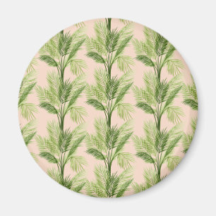 Indoor Oasis   Palm Tree Pattern Magnet