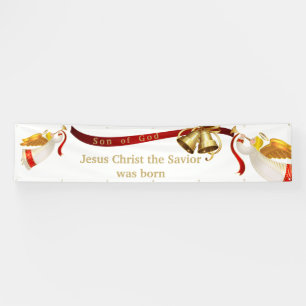 Indoor Outdoor Christmas Banner-Son Of God Banner