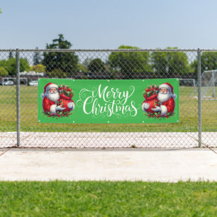 Indoor Outdoor Custom Banner-Merry Christmas Banner