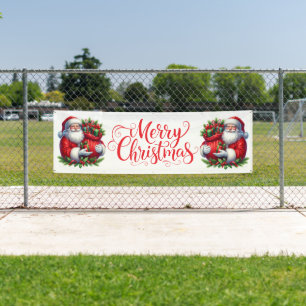 Indoor Outdoor Custom Banner-Merry Christmas Banner
