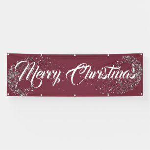Indoor Outdoor Custom Banner-Merry Christmas Banner