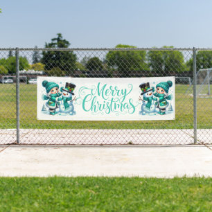 Indoor Outdoor Custom Banner-Merry Christmas Banner