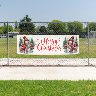 Indoor Outdoor Custom Banner-Merry Christmas Banner