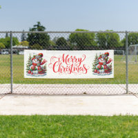 Indoor Outdoor Custom Banner-Merry Christmas