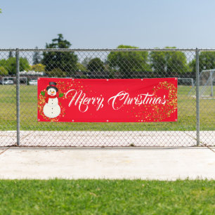 Indoor Outdoor Custom Banner-Merry Christmas Banner