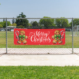 Indoor Outdoor Custom Banner-Merry Christmas Banner
