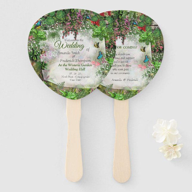 Indoor, Outdoor Nature in Bloom Hand Fan (Front and Back)