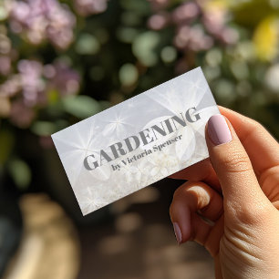 Indoor Plant Care And Gardener Consultation Business Card