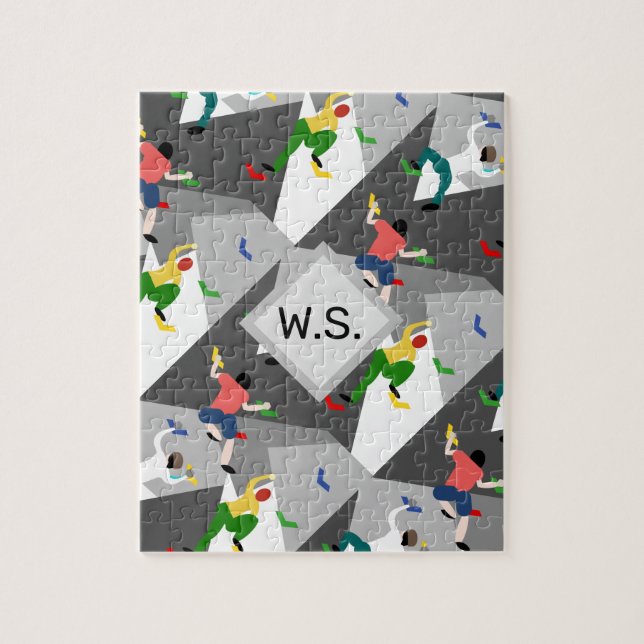 Indoor Rock Climbing Jigsaw Puzzle (Vertical)