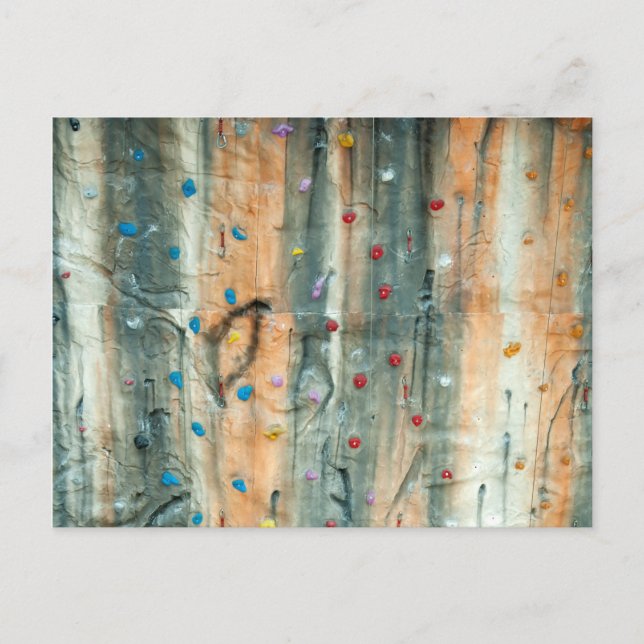 Indoor Rock Climbing Wall Postcard (Front)