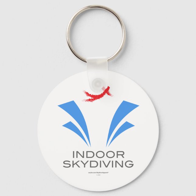 Indoor Skydiving Key Ring (Front)