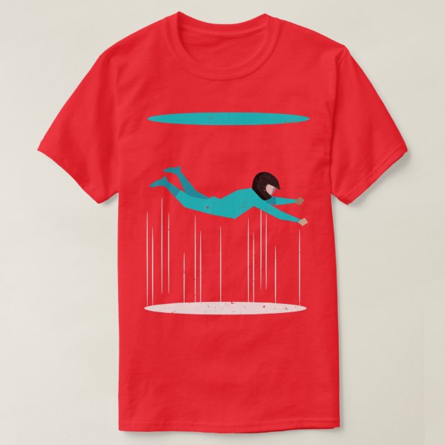 Indoor Skydiving  Wind Tunnel  T-Shirt (Design Front)