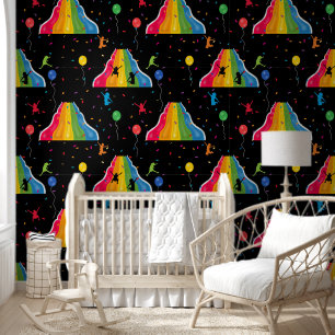 Indoor Slide Park Kids Playground Bedroom Nursery Wallpaper