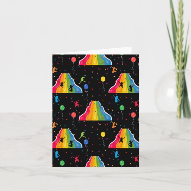 Indoor Slide Park Kids Playground  Card (Front)