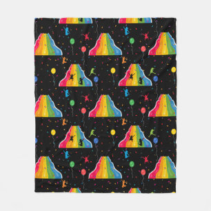 Indoor Slide Park Kids Playground Fleece Blanket