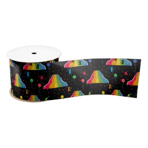Indoor Slide Park Kids Playground  Satin Ribbon