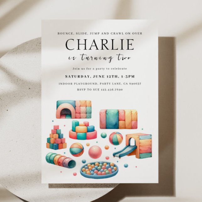 Indoor Soft Play Birthday Invitation  (Creator Uploaded)