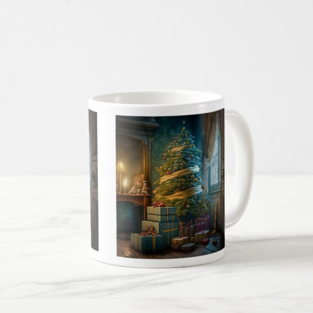 Indoors Christmas Tree Classic Mug, 11 oz  Coffee Mug (Front Right)