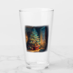 Indoors Christmas Tree Glass Tumbler