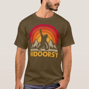 Indoorsy Funny Introvert Life Homebody Sasquatch I T-Shirt