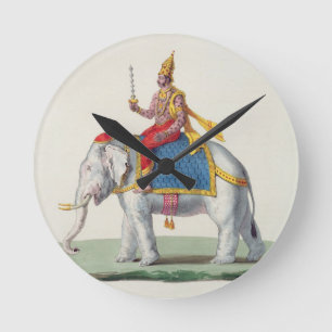 Indra or Devendra, from 'L'Inde francaise...', eng Round Clock