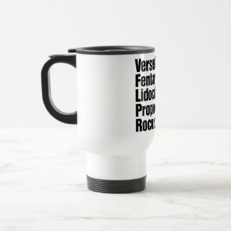 Induction Drugs Traveller Mug