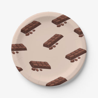 Indulge in Chocolate Bliss with Round Paper Plate