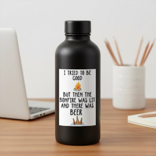 Indulging in the Bonfire Spirit Sticker