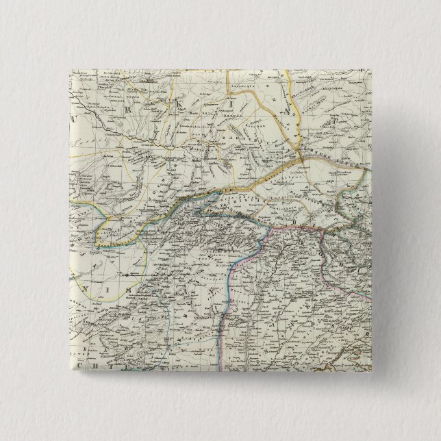 Induslander South Asia 15 Cm Square Badge (Front)