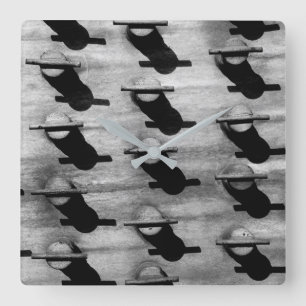 Industrial Art Photograph Square Wall Clock