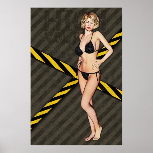 Industrial Bikini Babe Poster (Front)