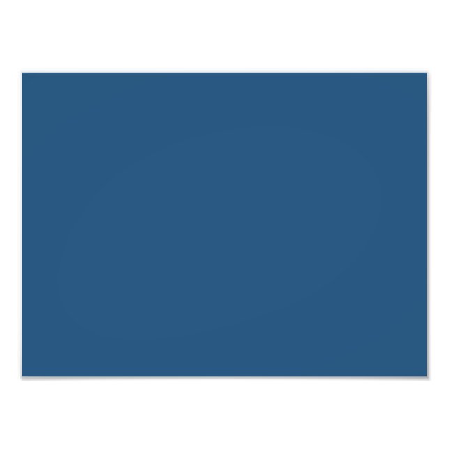 Industrial Blue Steel Colour Trend Background Photo Print (Front)