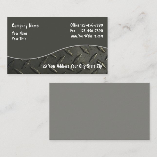 Industrial Business Cards (Front/Back)