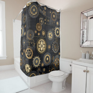 Industrial Chic Shower Curtain