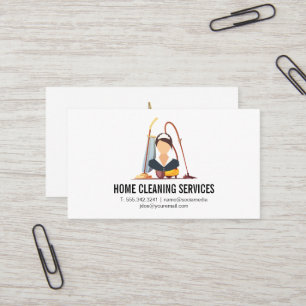 Industrial Cleaning Equipment Maids Business Card