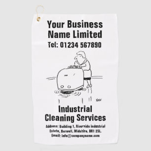 Industrial Cleaning Services Design Golf Towel