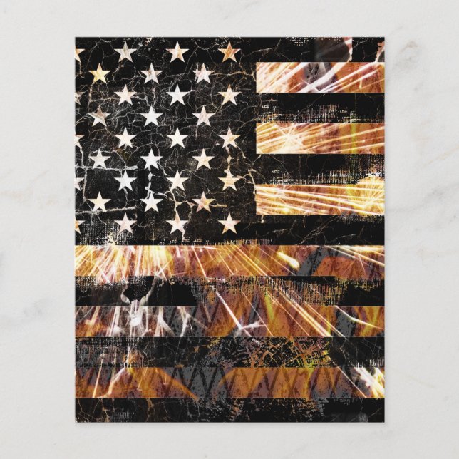 Industrial Construction Flag Sparks Flyer (Front)