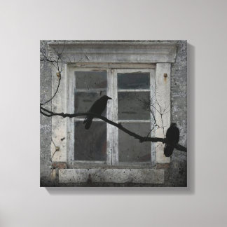 Industrial Crows Canvas Print