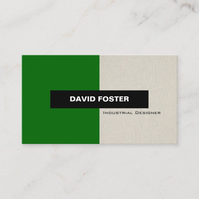 Industrial Designer - Simple Elegant Stylish Business Card (Front)