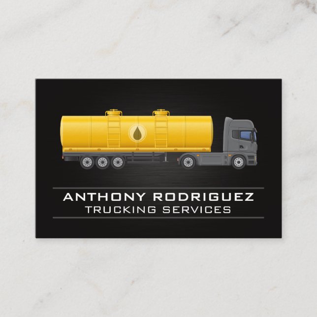 Industrial | Driver | Logistics  Business Card (Front)
