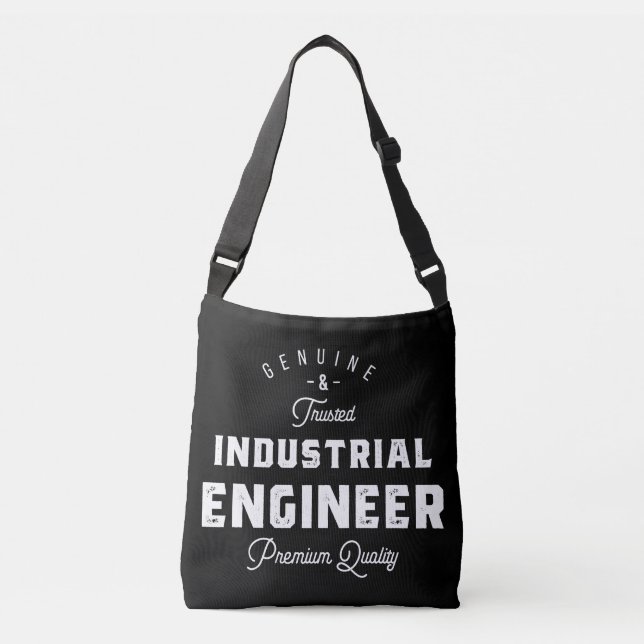 Industrial engineer, cool, engineer, engineering, crossbody bag (Front)