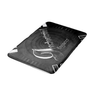Industrial Engineer Deco Flare Bath Mat