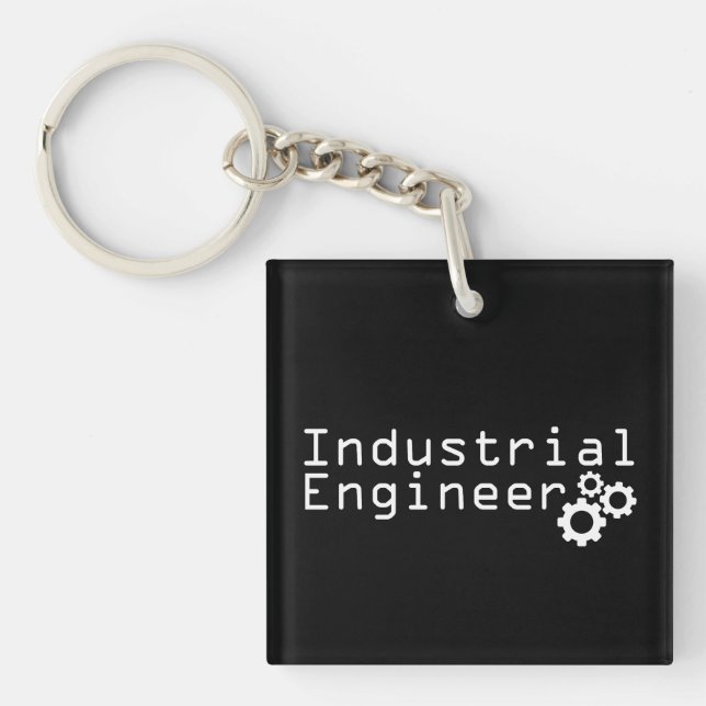 Industrial Engineering Funny Engineer Key Ring (Front)