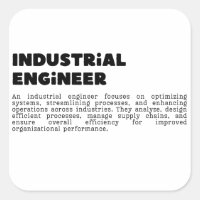 Industrial Engineering: System Optimisation and Ef