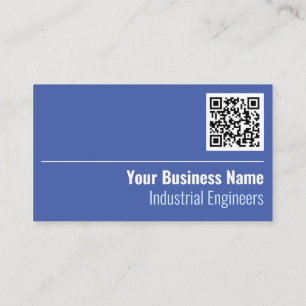 Industrial Engineers and Engineering QR Code Business Card