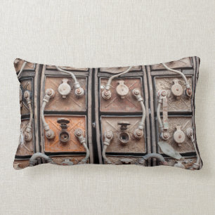 Industrial equipment in abandoned mine in Butte Lumbar Cushion