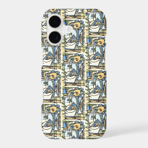 Industrial Flower-Modern Geometric Pattern