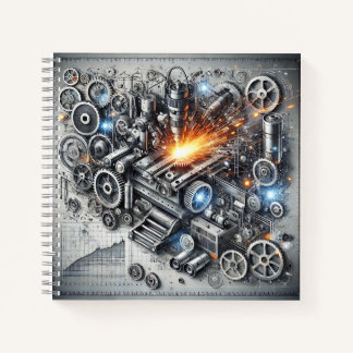 Industrial Gears & Mechanical Engineering Design Notebook