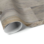 Industrial Grey Brown Wood Rustic Wedding Birthday Wrapping Paper<br><div class="desc">Wrapping Paper</div>