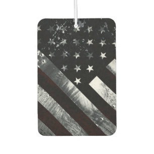 Industrial Grunge American Flag Car Air Freshener